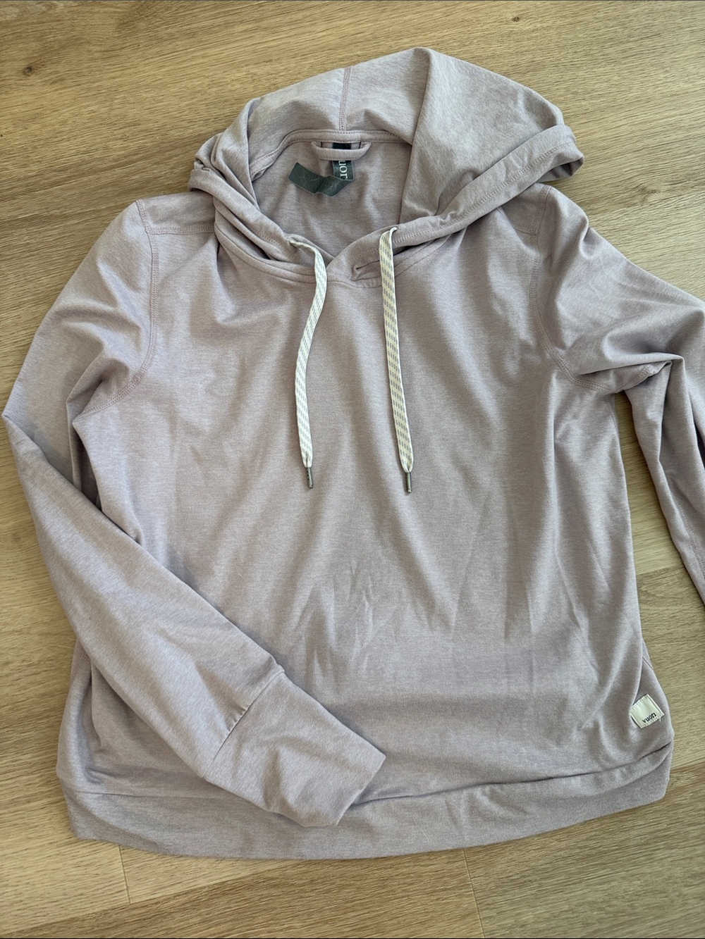 Vuori Heather light Mauve Hooded Pullover